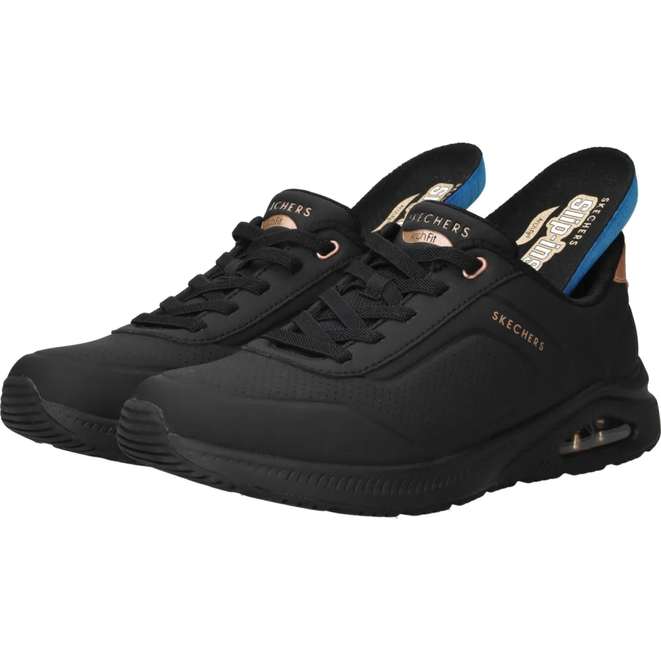 Skechers Arch Fit Uno sneaker zwart, foto 6