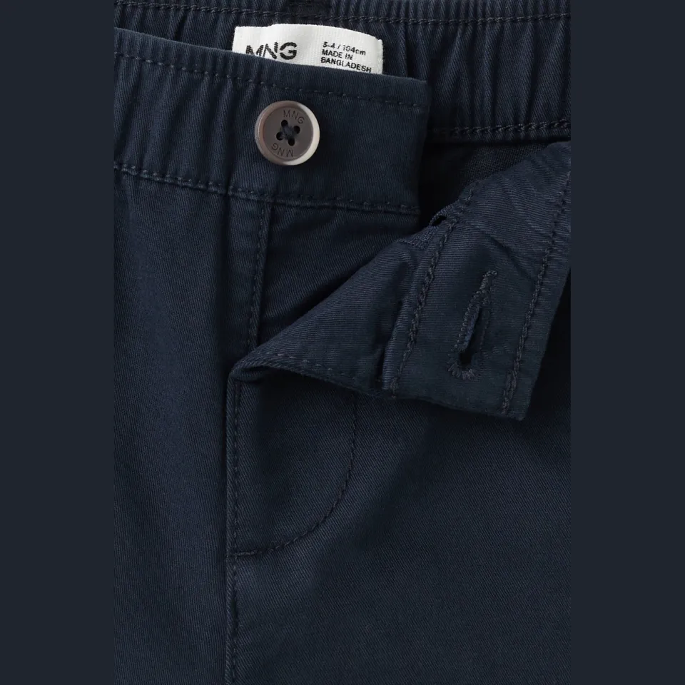 Mango chino donkerblauw, foto 3