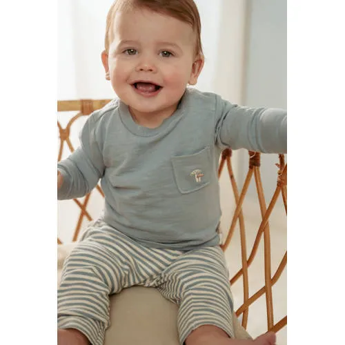 Little Dutch longsleeve blauw effen, foto 5