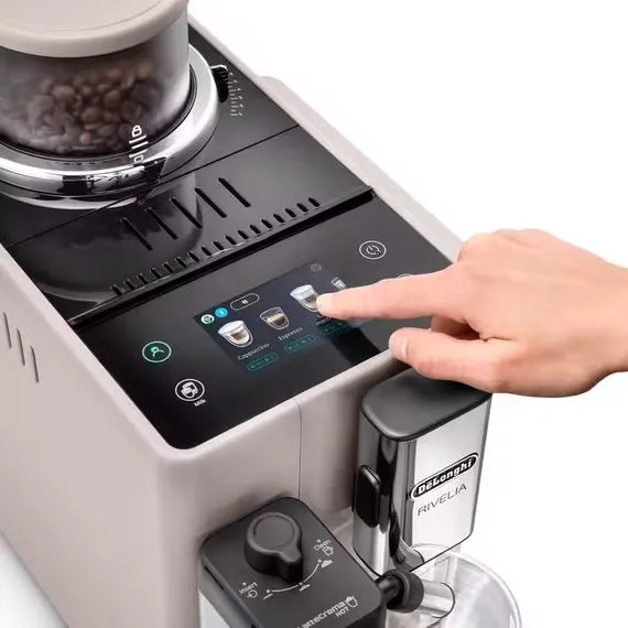 DeLonghi Volautomatische Espressomachine Rivelia EXAM440.55.BG beige, foto 2