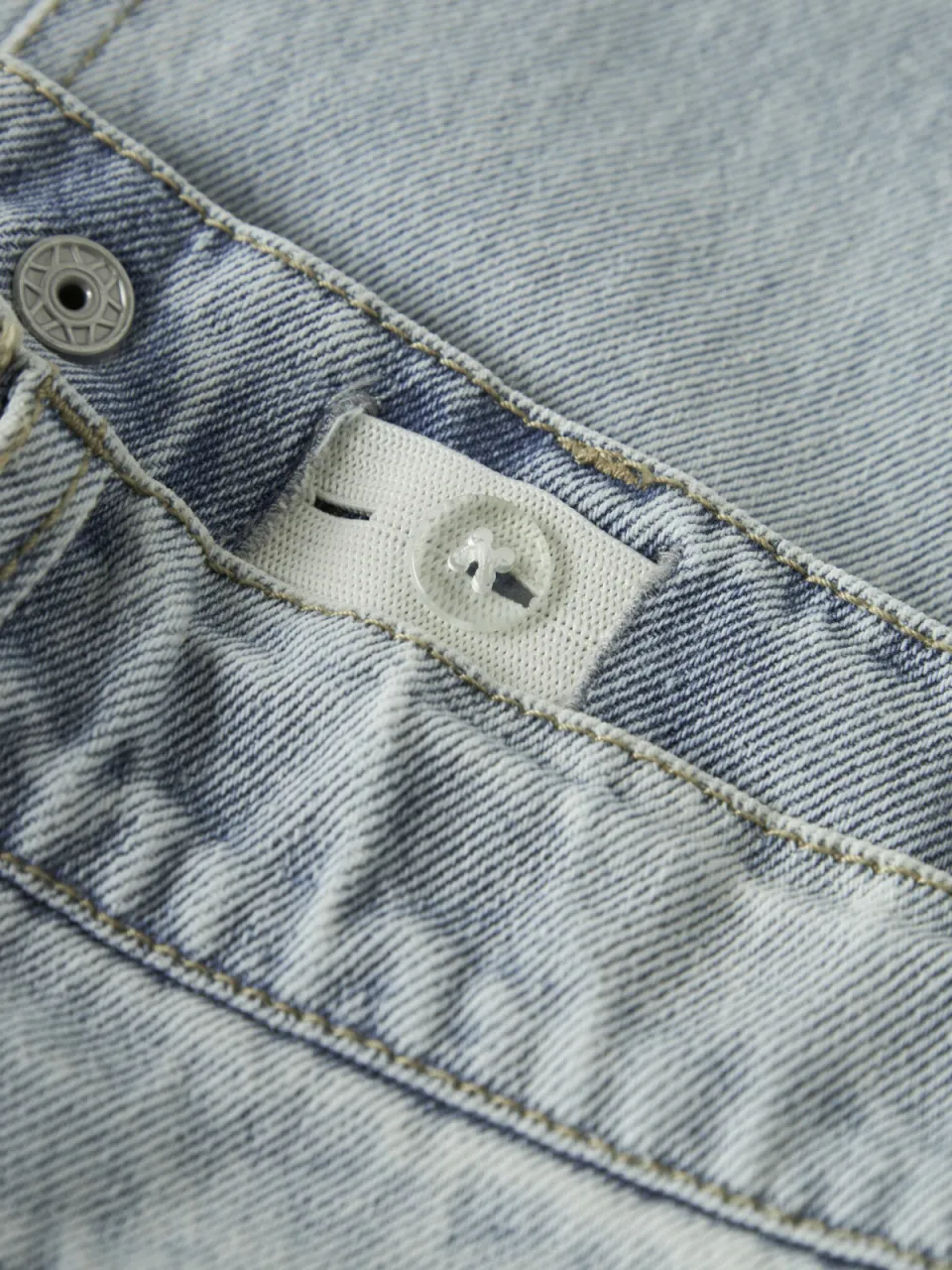 NAME IT KIDS straight leg jeans light blue denim, foto 5