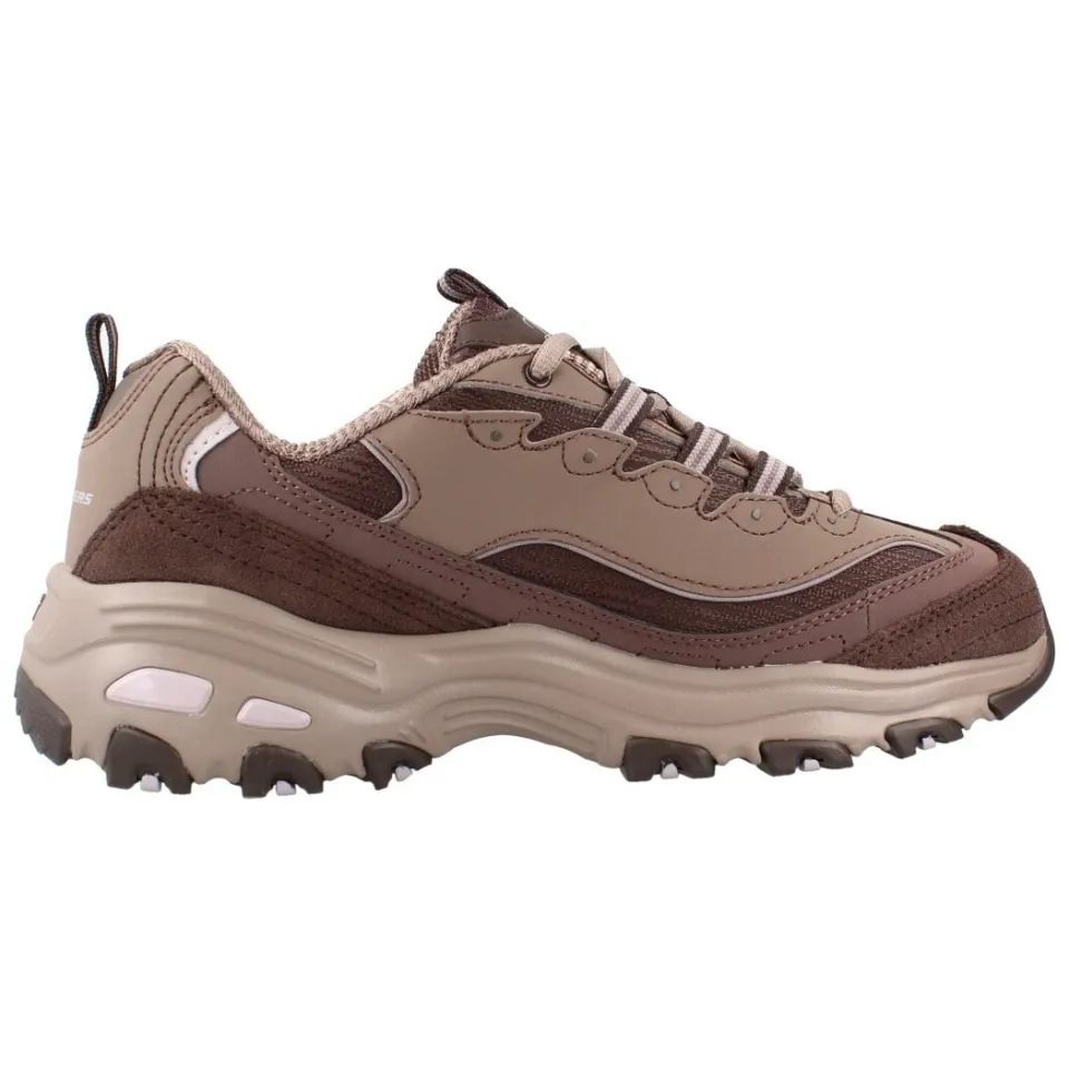 Skechers D'Lites sneakers donkerbruin, foto 3
