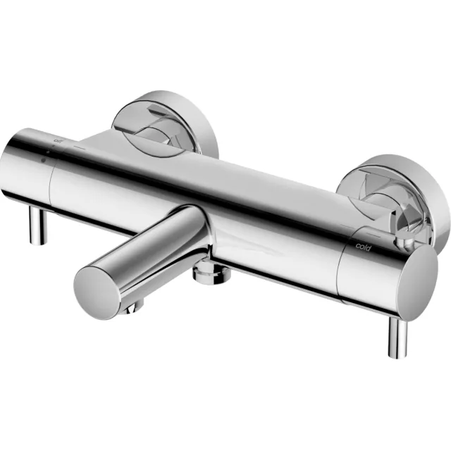 Hotbath Badthermostaat Hotbath Buddy Opbouw 2-knop 26 cm Chroom