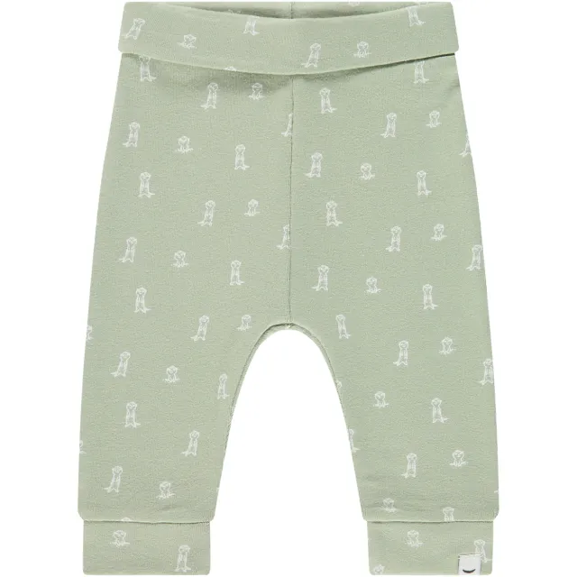 Babyface babybroek groen all over print