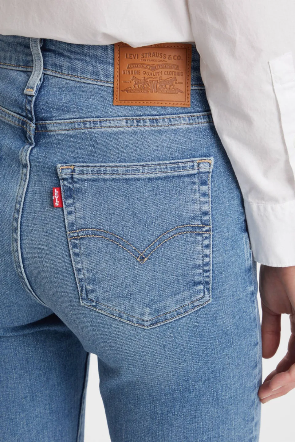 Levi's 725™ High Rise Bootcut Jeans light blue denim, foto 4