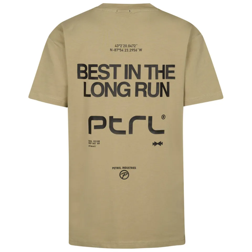 Petrol Industries t-shirt met backprint zand, foto 3