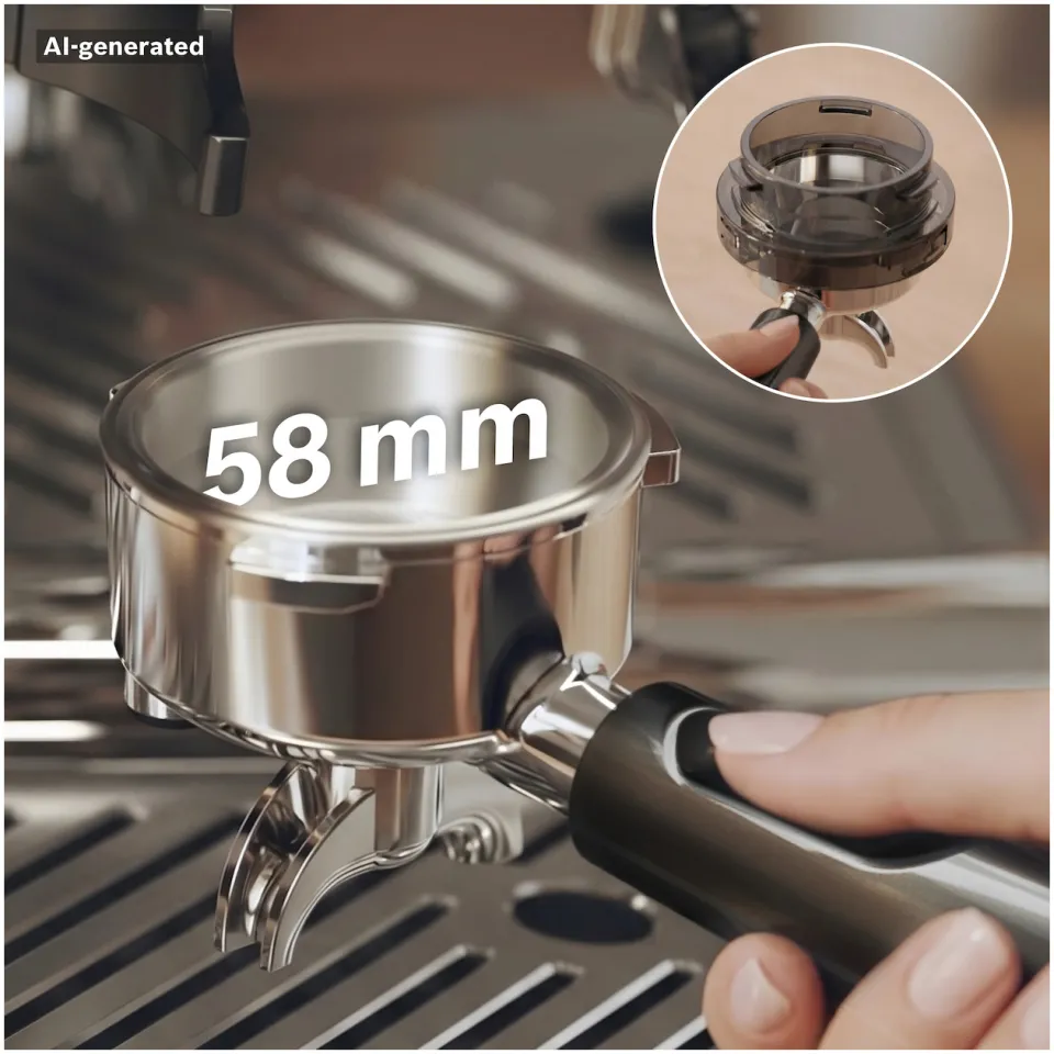Bosch PFE403B3 espressomachine RVS, foto 3