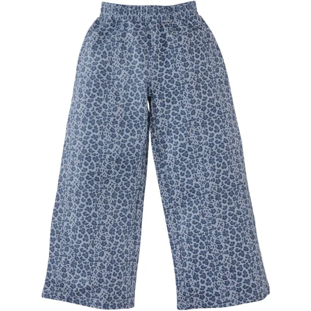 Z8 kids wide leg jeans Selin panterprint blauw, foto 2