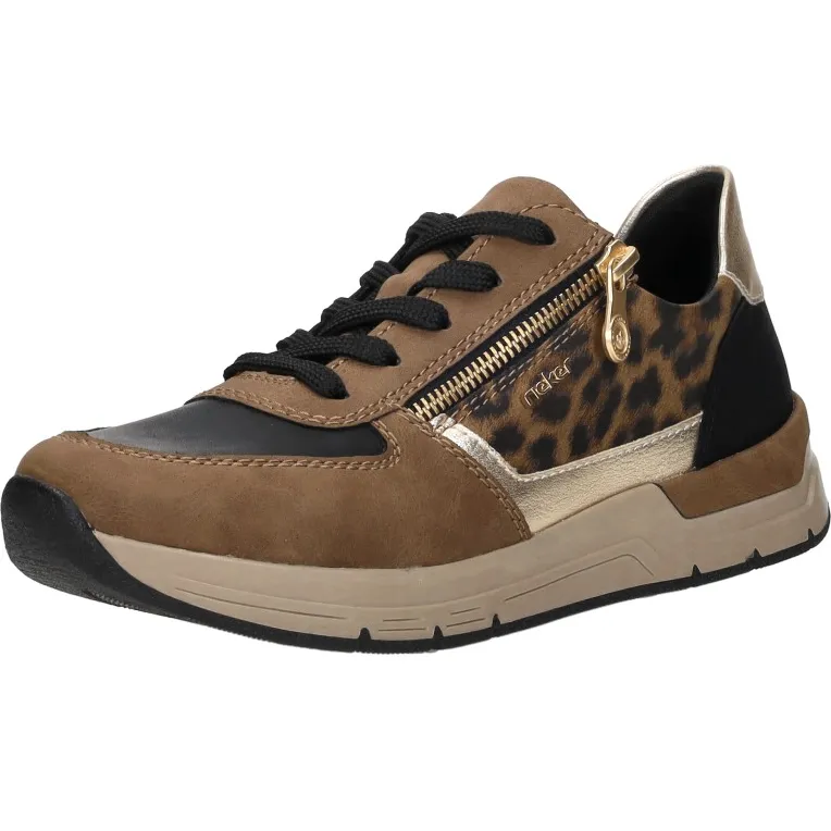 Rieker 58902-24 sneakers middelbruin, foto 4