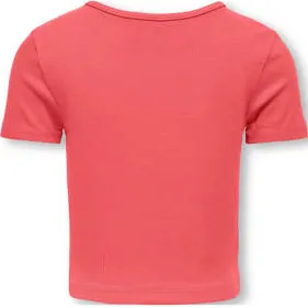 Only KOGNESSA cropped top koraalroze, foto 2