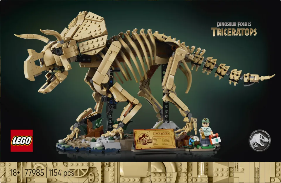 Lego Jurassic World Dinosaurusfossielen: Triceratops 77985, foto 4