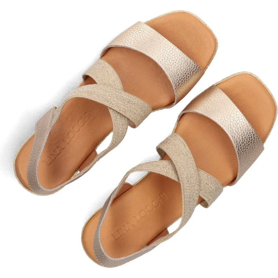 Lina Locchi Sandalen 1110 Goud, foto 4