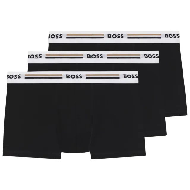Boss Revive trunk boxershorts 3-pack zwart Multicolour