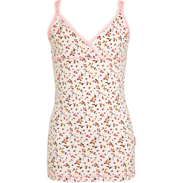 Claesen's singlet met bloemenprint roze