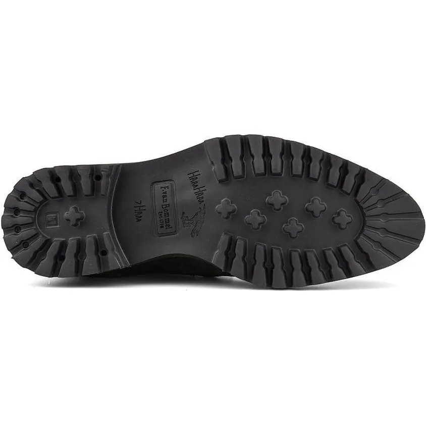 Floris Van Bommel De Floter 01.00 suède enkelboots donkerbruin donker bruin, foto 8