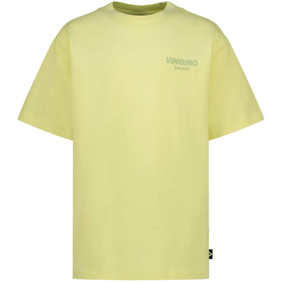 Vingino t-shirt met logo geel