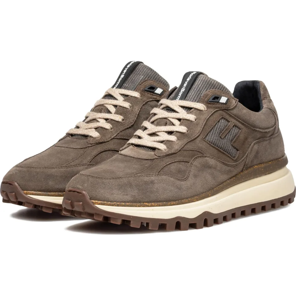 Floris Van Bommel De Gripper 01.42 suède sneakers donkerbruin donker bruin, foto 3
