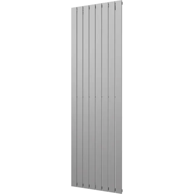 Plieger Designradiator Plieger Cavallino Retto Enkel 1332 Watt Middenaansluiting 200x60,2 cm Pearl Grey