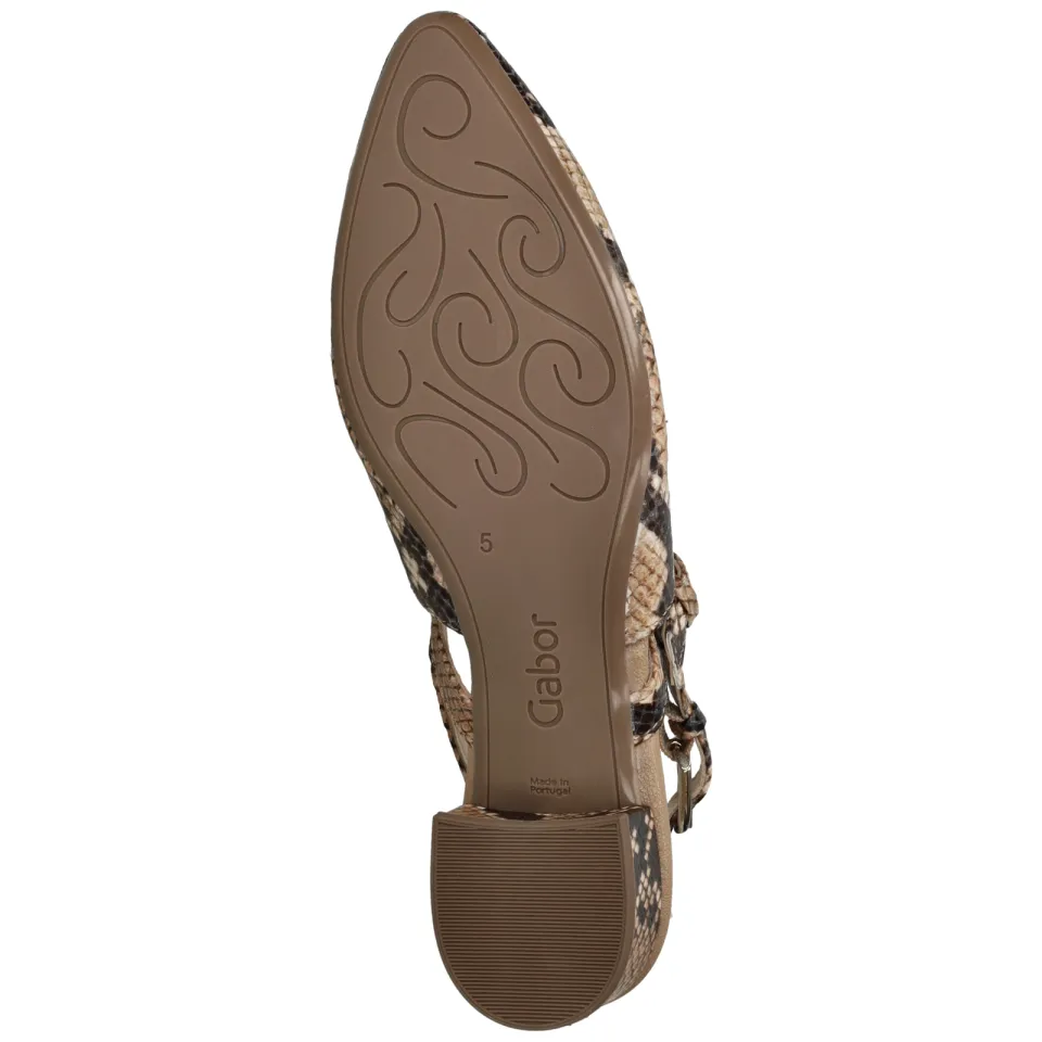 Gabor slingback pump beige, foto 8