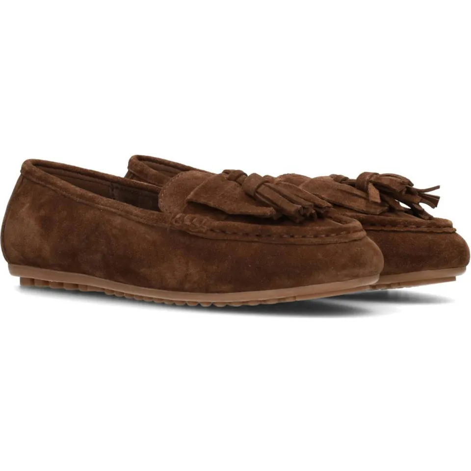 Poelman Taya suède mocassins bruin, foto 4