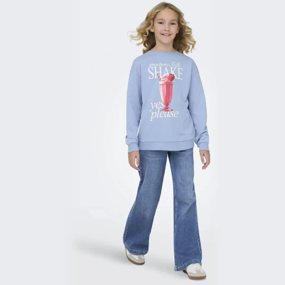 KIDS ONLY GIRL wide leg jeans dark blue denim, foto 5