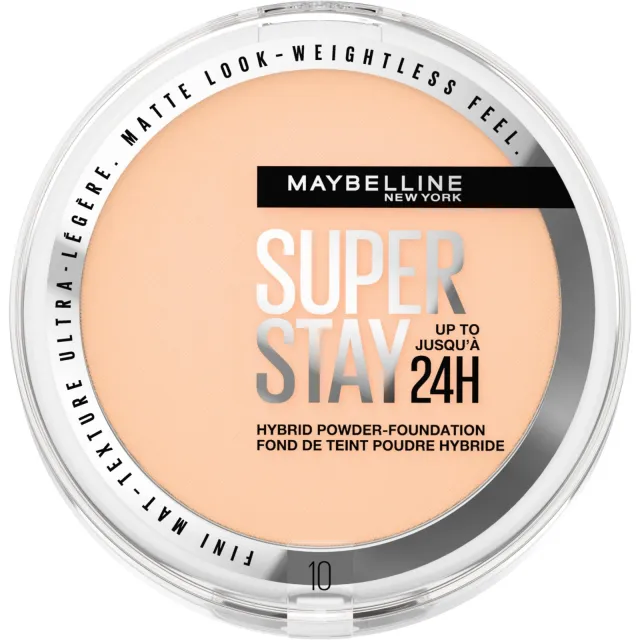 Maybelline New York SuperStay 24H Hybrid matte poeder foundation - 10 Multicolour