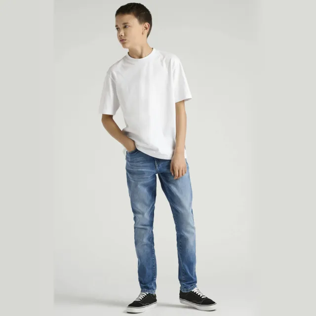 Only & Sons JUNIOR relaxed tapered jeans medium blue denim