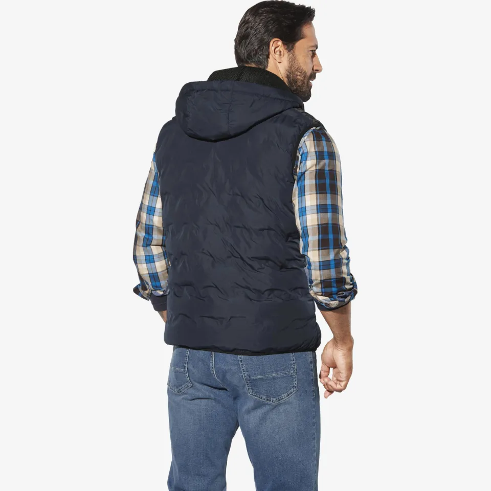 Jan Vanderstorm bodywarmer ERKULF donkerblauw blauw, foto 3