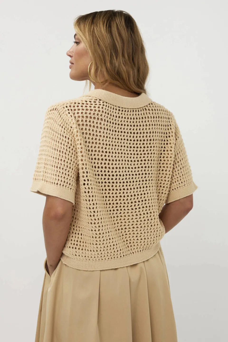 AMAYA Amsterdam Sutton maxi rok beige, foto 5