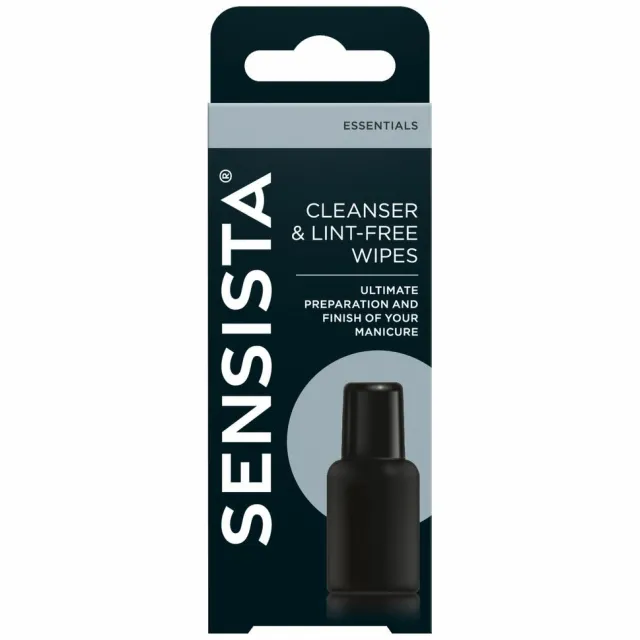 Sensista Cleanser & Lint-Free Wipes nagelreiniger, foto 2