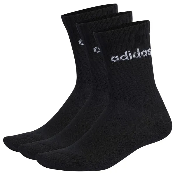 Adidas Cushioned Linear Crew sokken zwart, foto 2