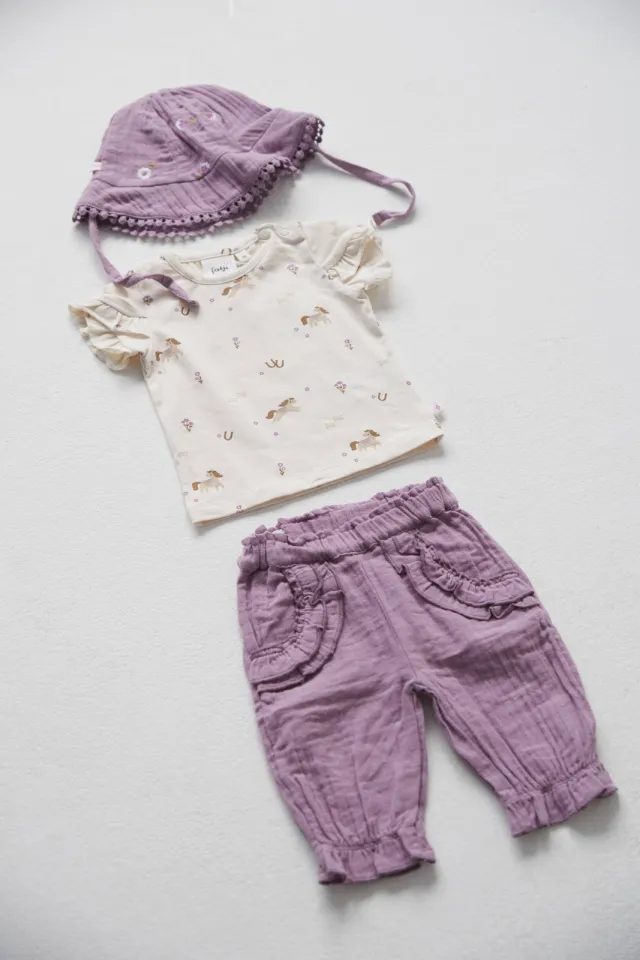 Feetje Flower Ranch T-shirt ecru, foto 2
