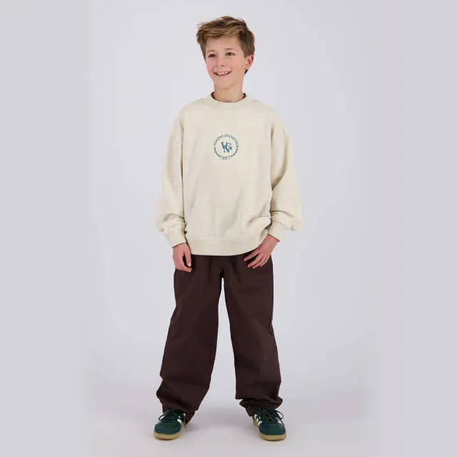 Vingino Silvio losse casual broek donkerbruin