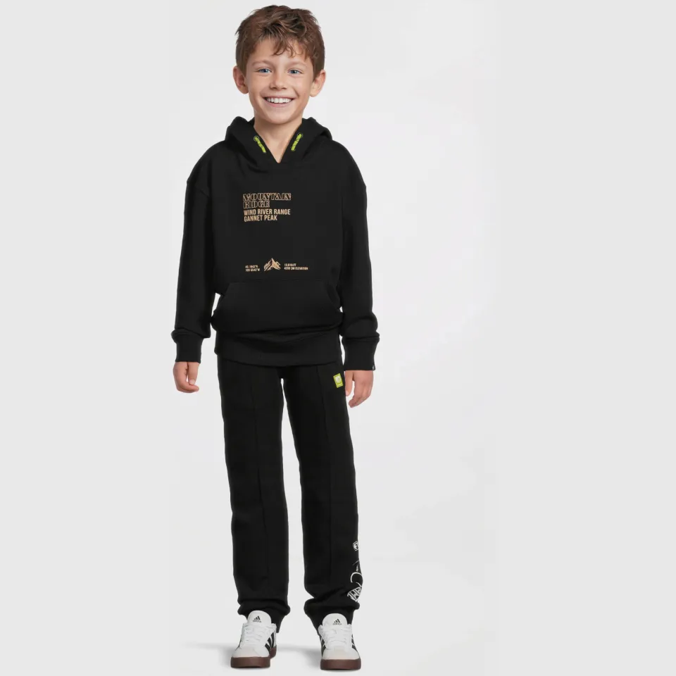 Me & My Monkey hoodie met printopdruk zwart, foto 3