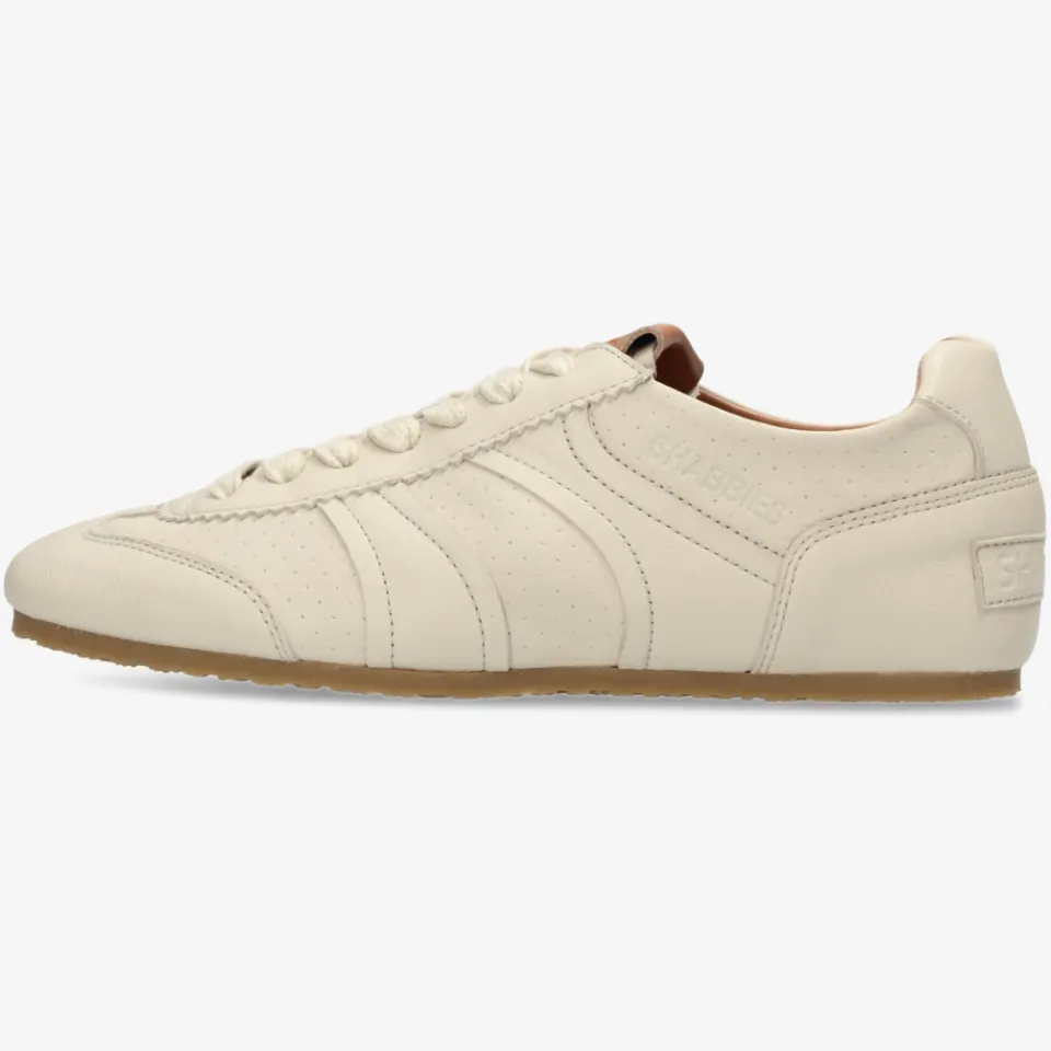 Shabbies Amsterdam Ciska Base leren sneaker gebroken wit, foto 7