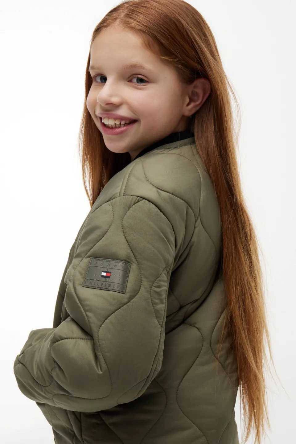 Tommy Hilfiger quilted tussenjas groen, foto 7