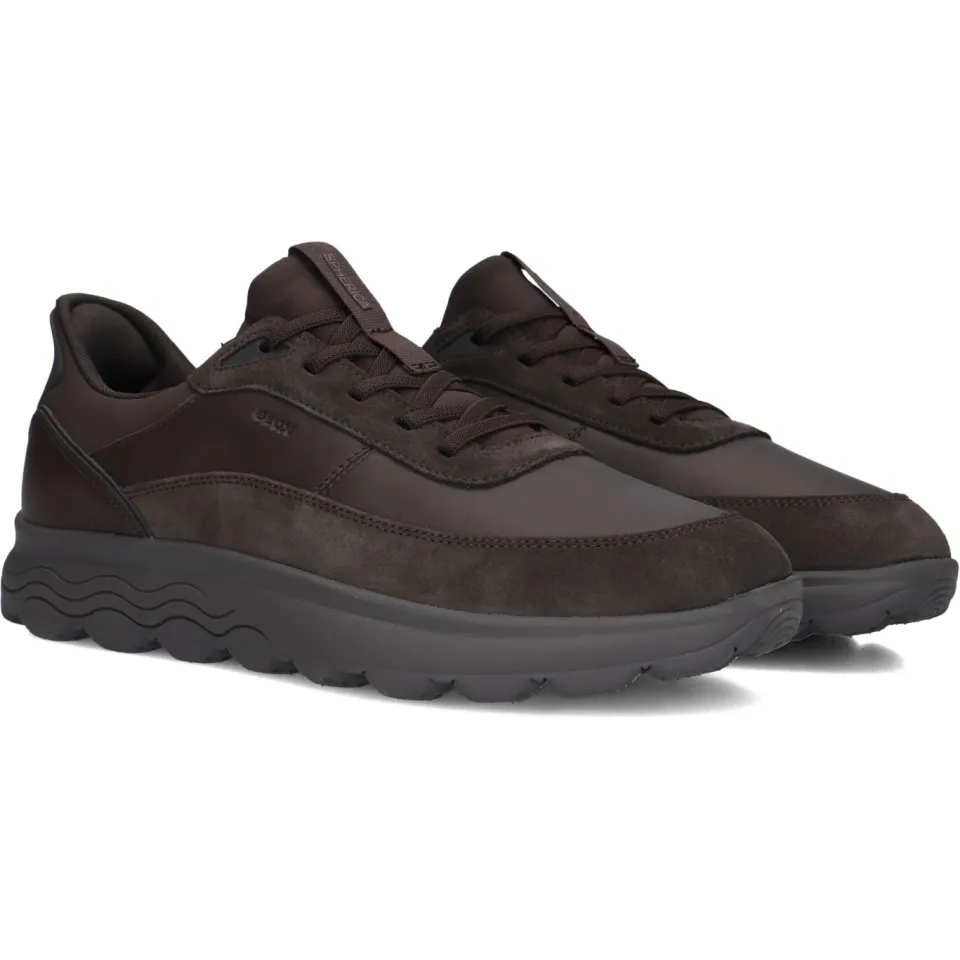 Geox Spherica Plus lage sneakers bruin, foto 3