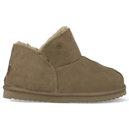 Warmbat Willow enkellaarsjes beige Groen