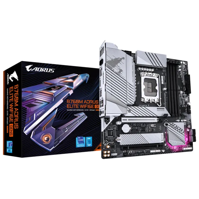 Gigabyte B760M Aorus Elite WiFi6E Gen5 moederbord