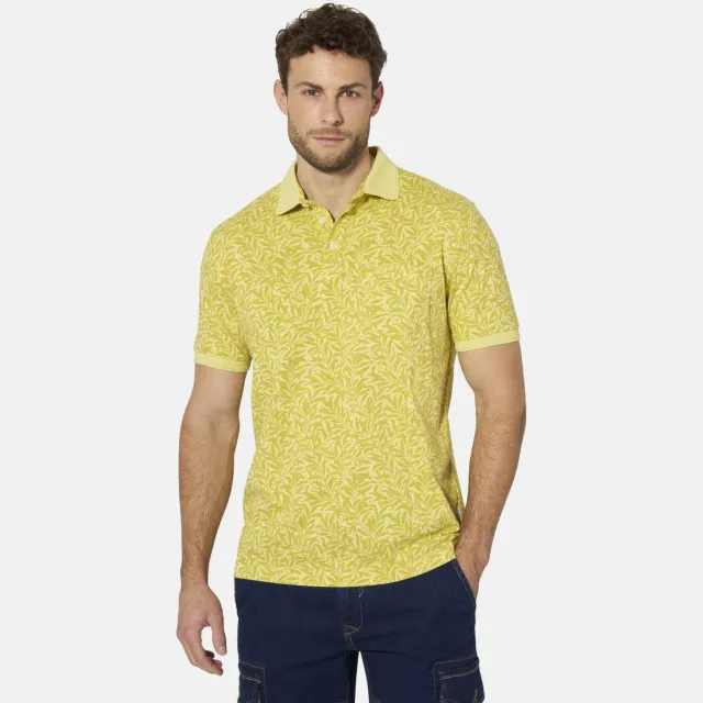 Babista regular fit polo Plus Size met print (set van 2) geel/blauw