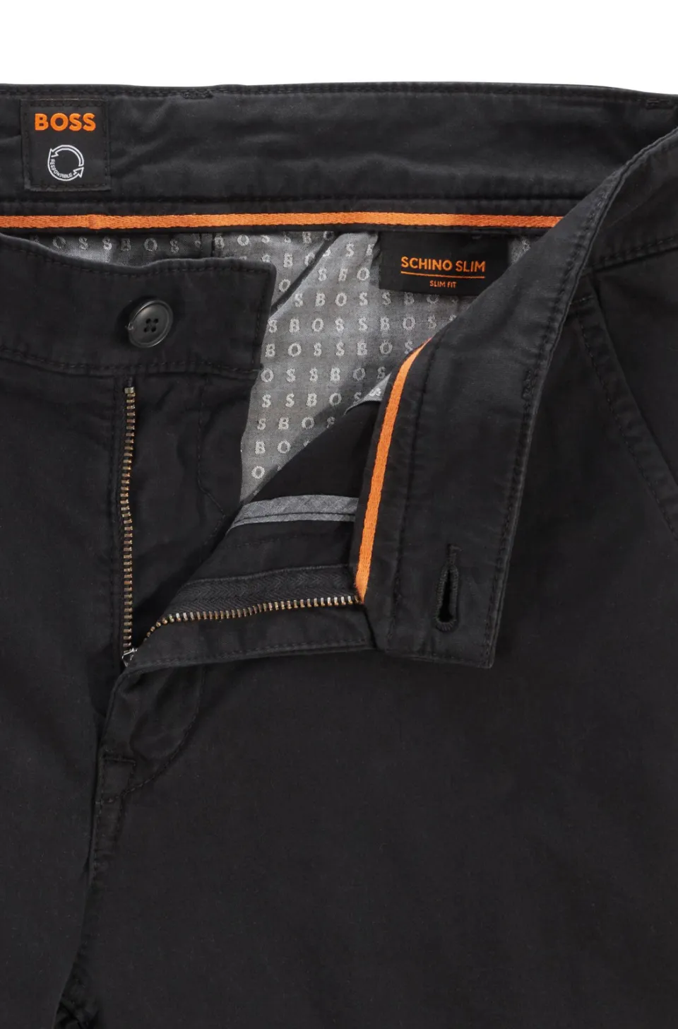 Boss Chino slim fit broek zwart, foto 6