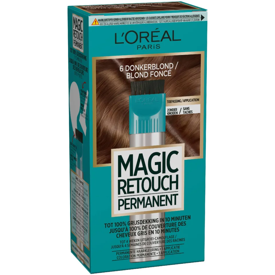 L'oréal Magic Retouch Permanent uitgroeiverf 6 donkerblond, foto 2