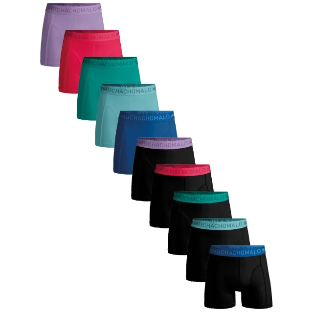 Muchachomalo Heren 10-pack Boxershorts Veelkleurig