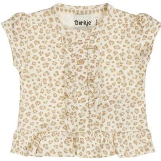 Dirkje T-shirt met panterprint ecru, foto 3