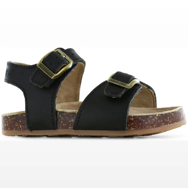 Shoesme leren sandalen - zwart