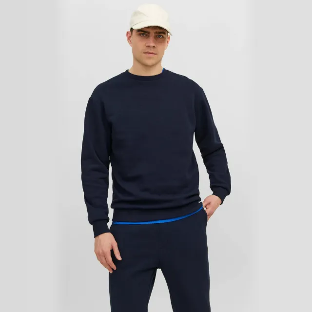 Jack & Jones ESSENTIALS sweater donkerblauw Navy Blazer