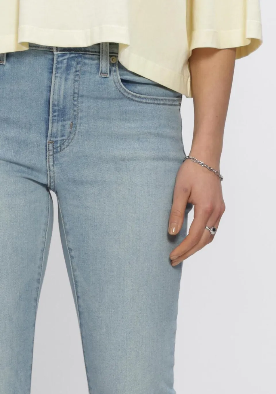 Levi's Dames Jeans 726 Hr Flare - Lichtblauw, foto 4