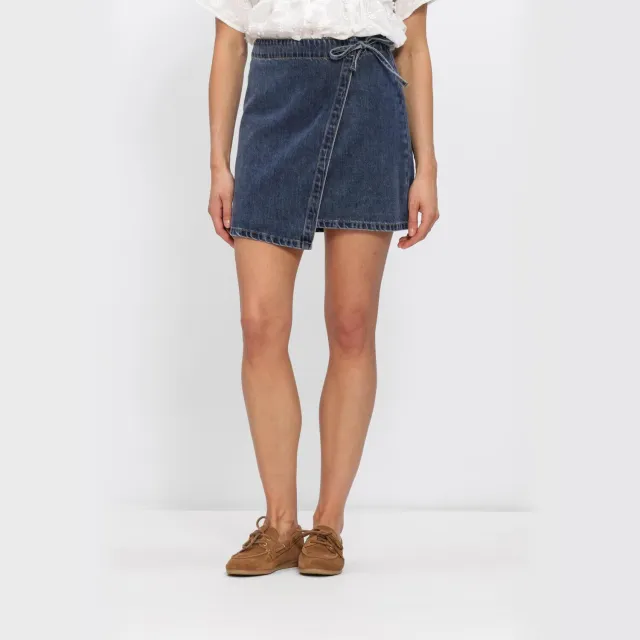 Object Objrosie denim minirok blauw