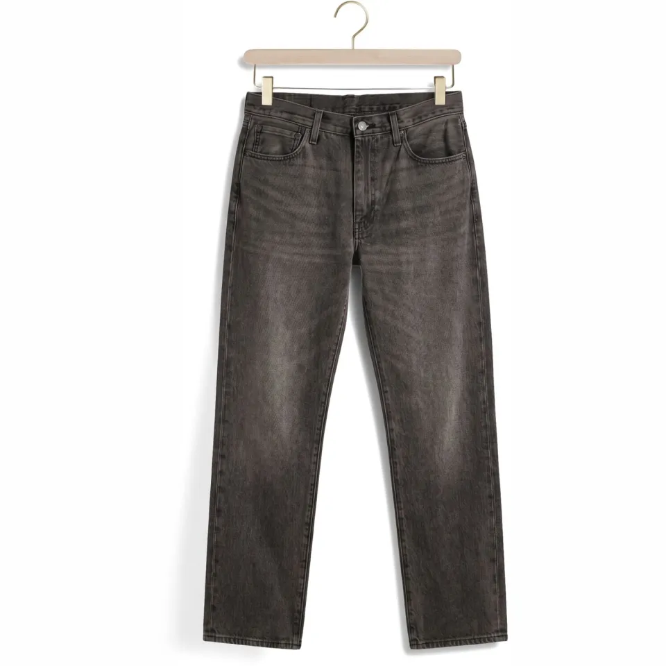 Levi's Heren Jeans 555 Relaxed Straight Back On The Block - Donkergrijs, foto 2