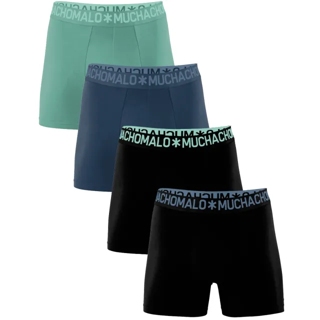 Muchachomalo Heren 4-pack Boxershorts Bamboe Veelkleurig